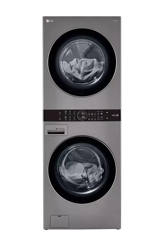 Single Unit Front Load LG WashTower™ with Center Control™ 4.5 cu. ft. Washer and 7.4 cu. ft. Electric Dryer