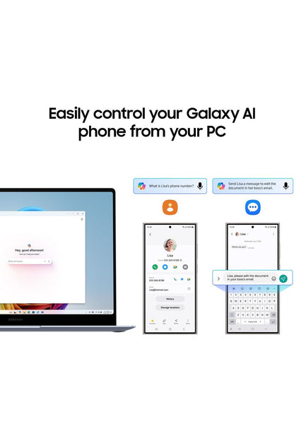 SAMSUNG 15” Galaxy AI Book4 Edge Snapdragon X Plus Processor