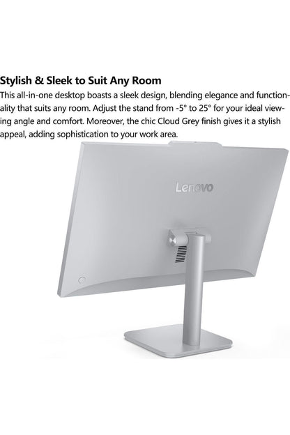 Lenovo 24 All-in-One Desktop Computer for Home Office, 23.8" FHD Business AIO, Intel 8-Core Processor (Beat i3-1115G4), 32GB DDR4 RAM, 1TB PCIe SSD
