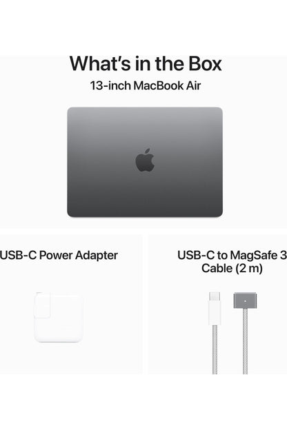 Apple 2024 MacBook Air with M3 chip, 13-inch, 16GB Ram, 256GB SSD Midnight