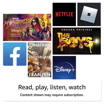 Amazon Fire HD 8 Plus tablet, 8” HD Display, 32 GB, 30% faster processor, 3GB RAM, Gray