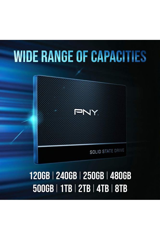 PNY CS900 250GB 3D NAND 2.5" SATA III Internal Solid State Drive (SSD)