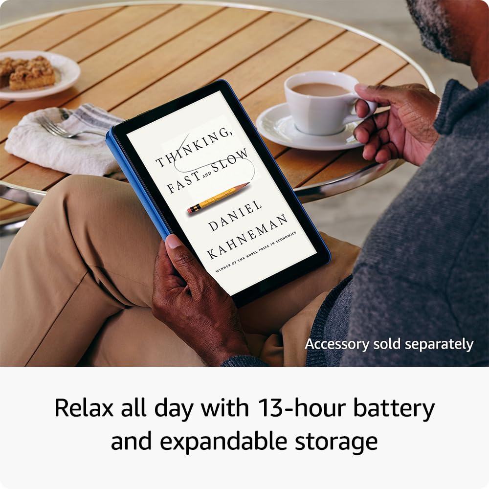 Amazon Fire HD 10 tablet, 10.1" vibrant Full HD screen, octa-core processor, 3 GB RAM, 32 GB, Black