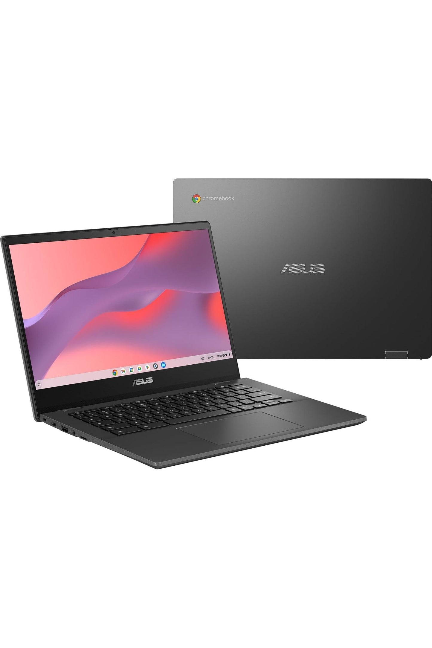 ASUS Chromebook CM14 Laptop, 14" MediaTek Kompanio 520, 4GB RAM, 64GB eMMC, ChromeOS, Gray