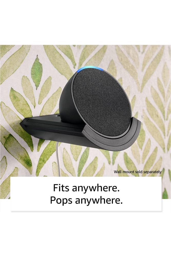 Amazon Echo Pop (newest model), Our smallest Alexa speaker, Fits in any room, Midnight Teal