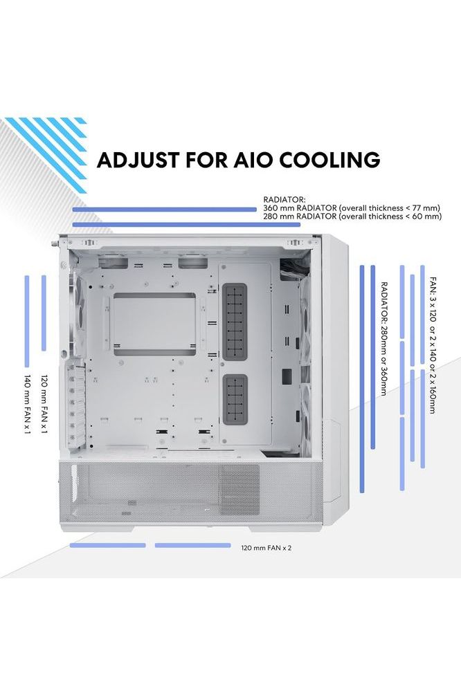 LIAN LI LANCOOL 216 E-ATX PC Case, Airflow Focus RGB Gaming Computer Case