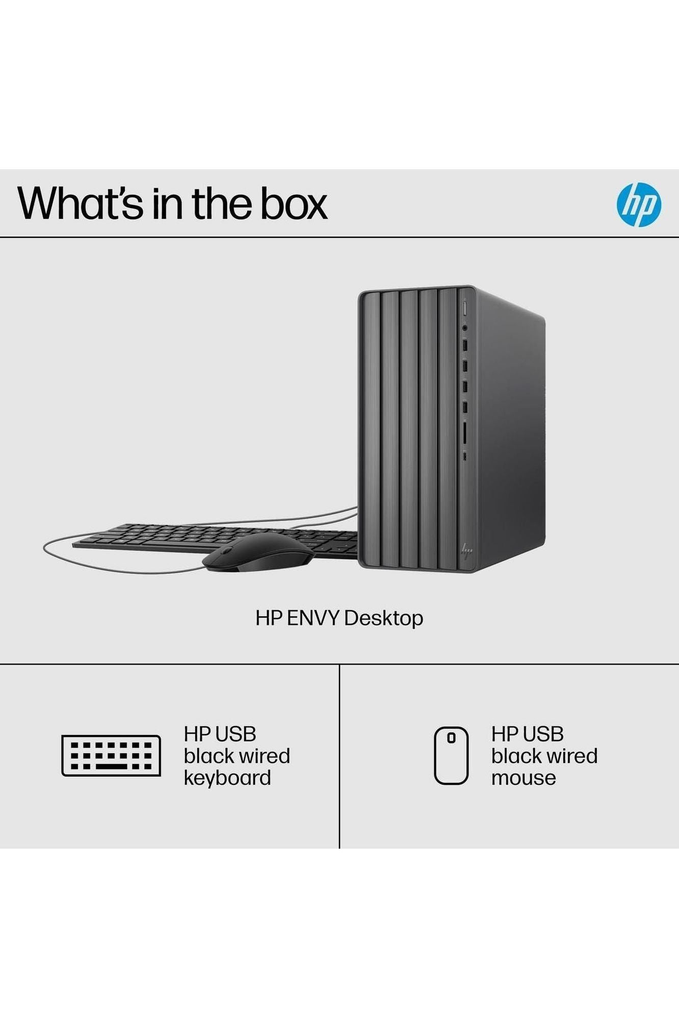 HP Envy Desktop PC, Intel Core i7-14700, 32 GB RAM, 1 TB SSD