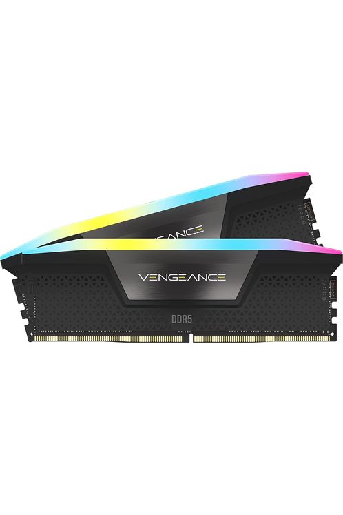 CORSAIR VENGEANCE RGB DDR5 RAM 32GB (2x16GB) 6400MHz CL36-48-48-104 1.35V Intel XMP 3.0 Desktop Computer Memory