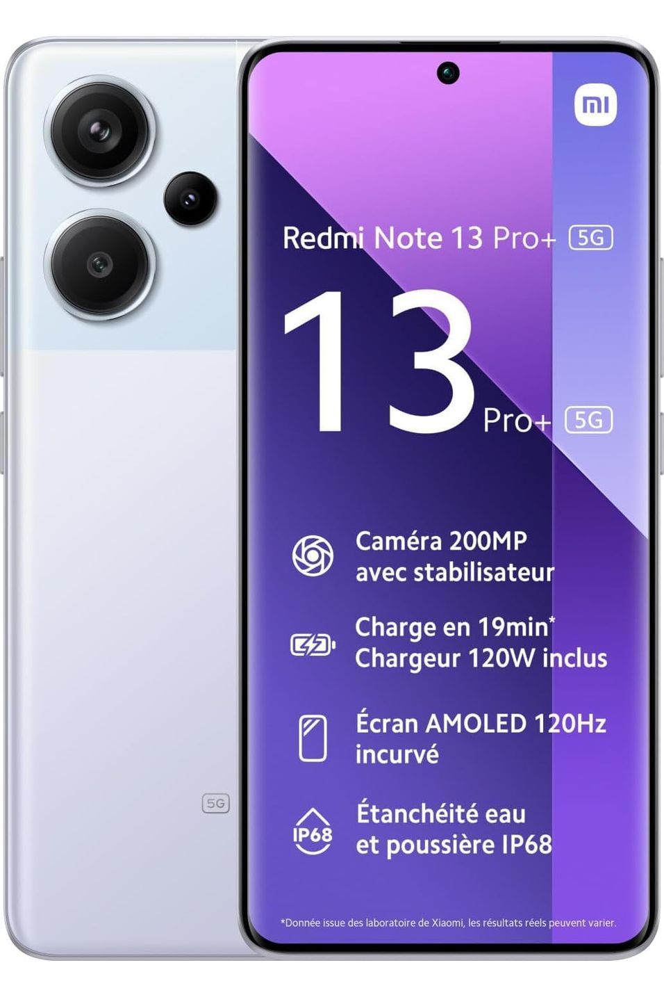 Xiaomi Redmi Note 13 Pro+ 5G (256GB + 8GB) Unlocked (Aurora Purple)