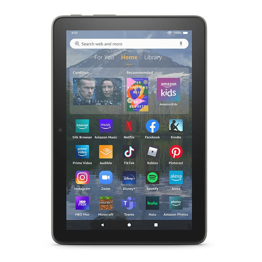 Amazon Fire HD 8 Plus tablet, 8” HD Display, 32 GB, 30% faster processor, 3GB RAM, Gray