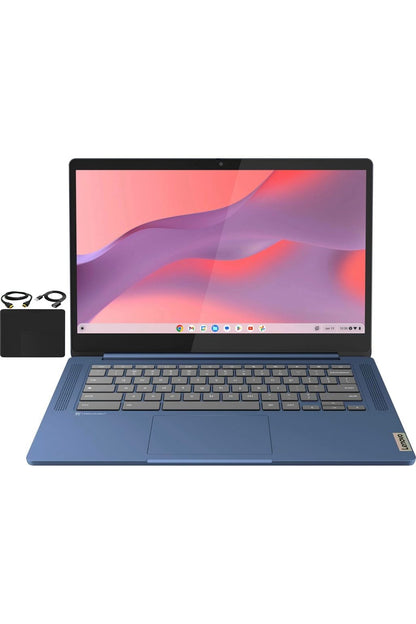 Lenovo Flagship Chromebook, 14'' FHD Touchscreen Slim Thin Light Laptop Computer, 8-Core MediaTek Kompanio 520 Processor, 4GB RAM, 64GB eMMC