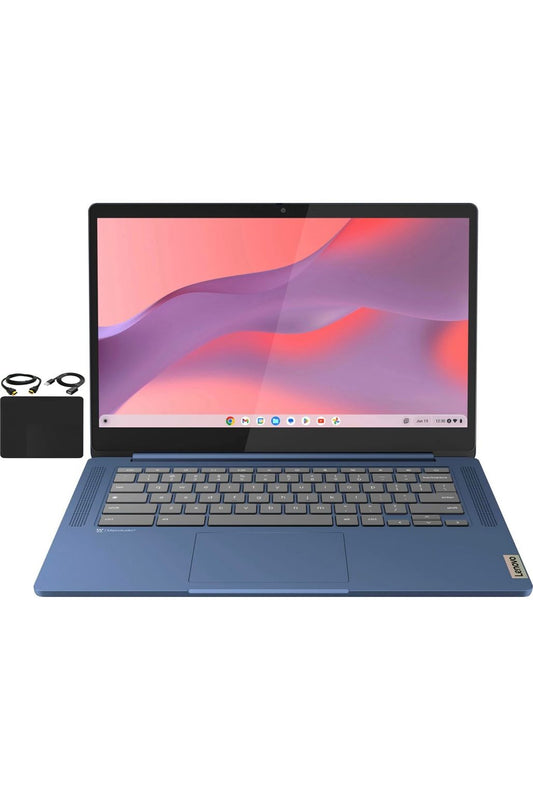 Lenovo Flagship Chromebook, 14'' FHD Touchscreen Slim Thin Light Laptop Computer, 8-Core MediaTek Kompanio 520 Processor, 4GB RAM, 64GB eMMC