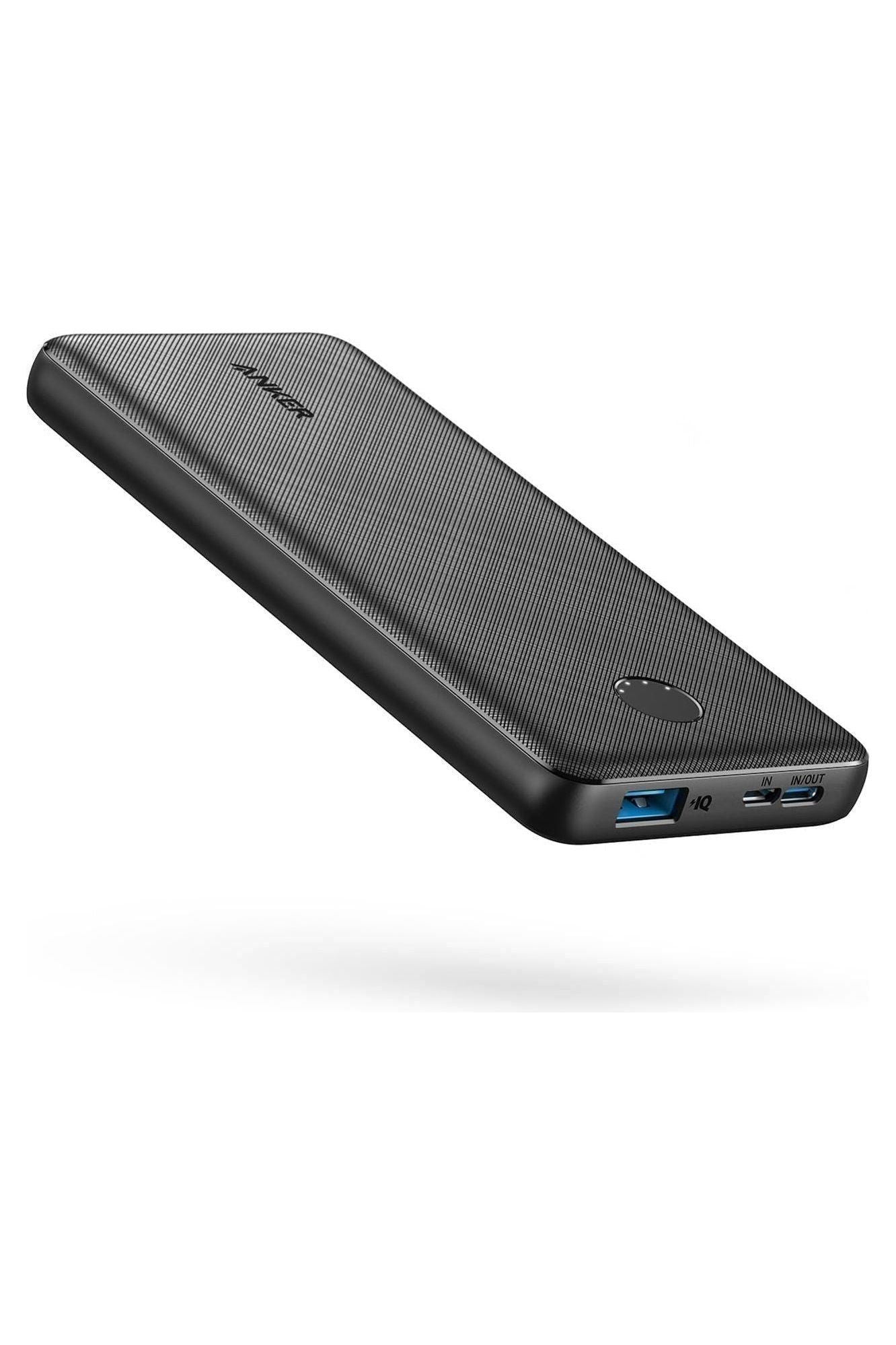 Anker Power Bank(PowerCore 10K),Compact Travel-Ready 10,000mAh Battery Pack with PowerIQ Charging Technology,5V/3A High-Speed Charging for iPhone,iPad,and More