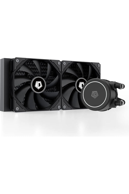 ID-COOLING FROSTFLOW X 240 CPU Water Cooler AIO Cooler 240mm CPU Liquid Cooler White LED 2x120mm PWM Fans, Intel 1700/1200/115X, AMD AM5/AM4