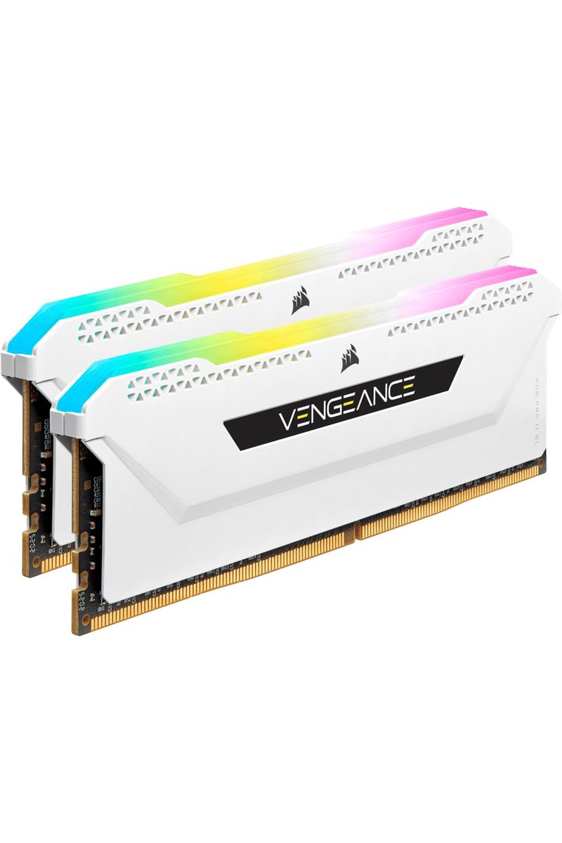 CORSAIR VENGEANCE RGB PRO SL DDR4 RAM 32GB (2x16GB) 3600MHz CL18-22-22-42 1.35V Intel AMD Desktop Computer Memory