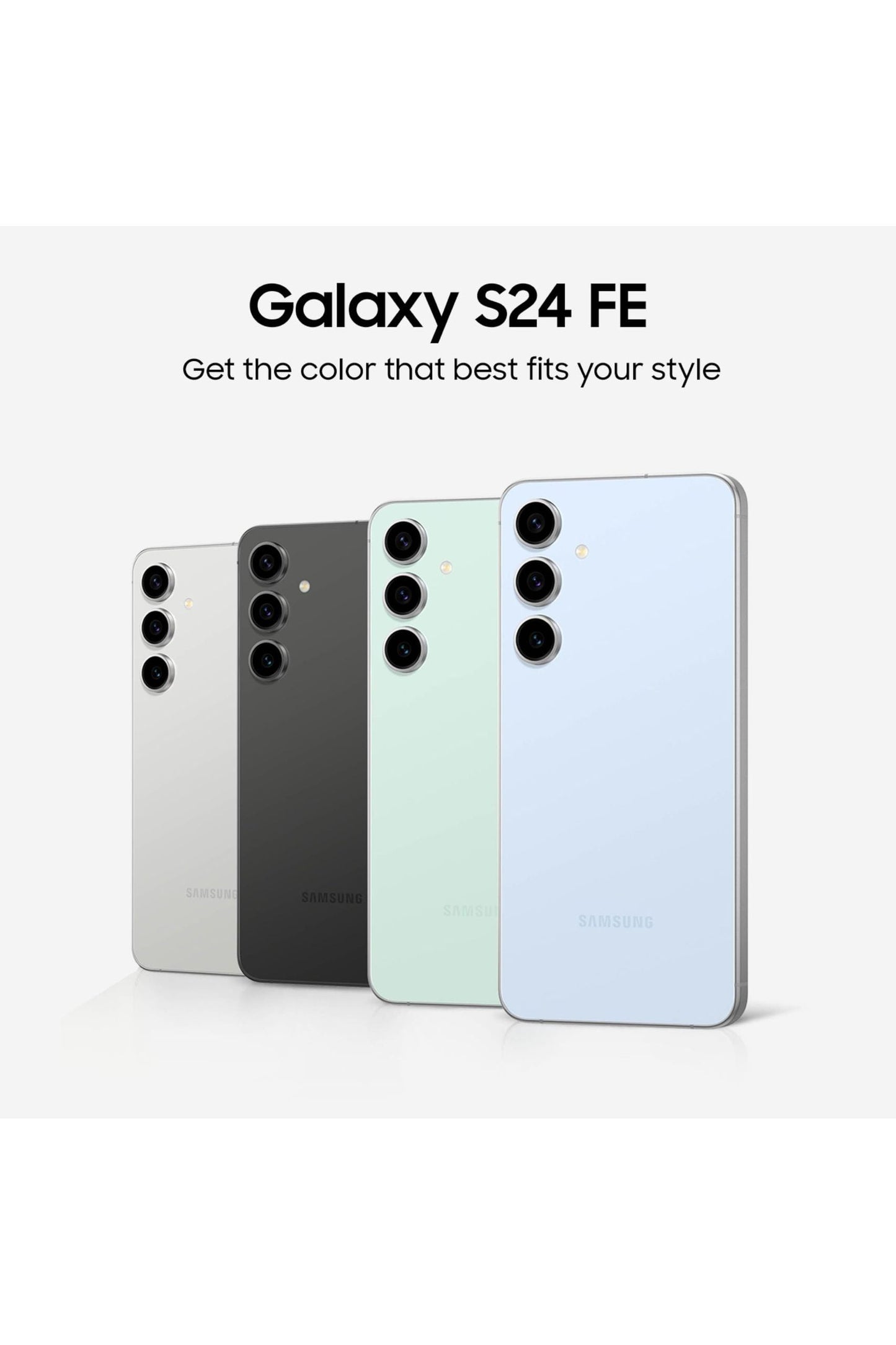 Samsung Galaxy S24 FE AI Phone, 256GB Unlocked US 1 Yr Warranty
