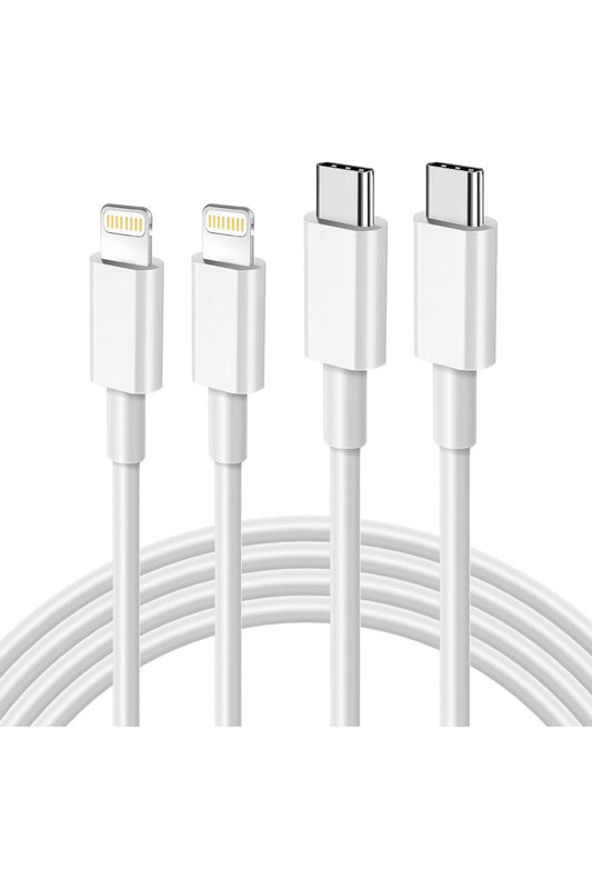 USB C to Lightning Cable 3FT 2Pack [Apple MFi Certified], Power Delivery iPhone Cables Type C iPhone Charger Cord Fast Charging Compatible iPhone 14 13 12 11 Pro Max X XS XR 8 7 6s Plus SE