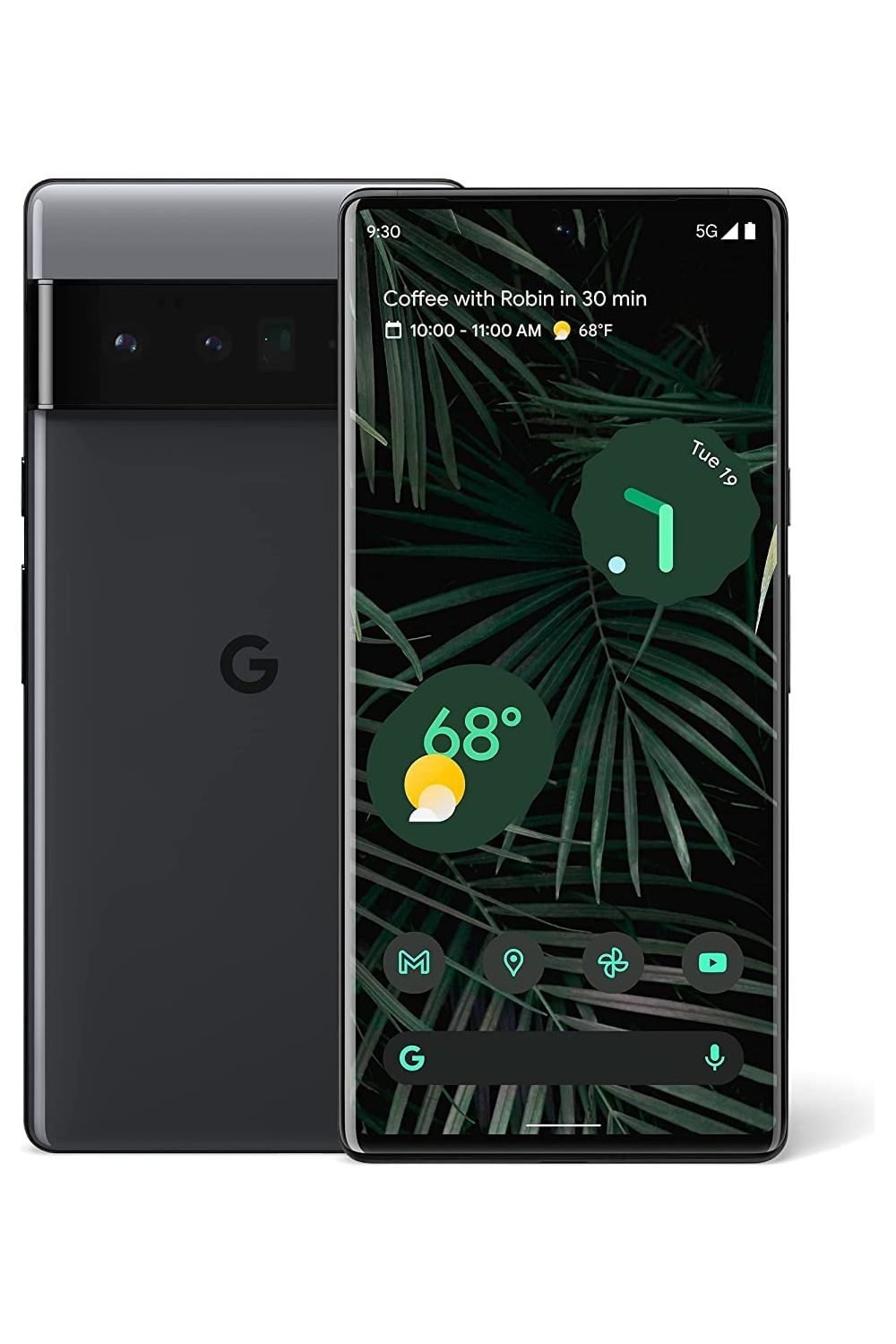 Google Pixel 6 Pro 5G 128GB, Stormy Black - Unlocked
