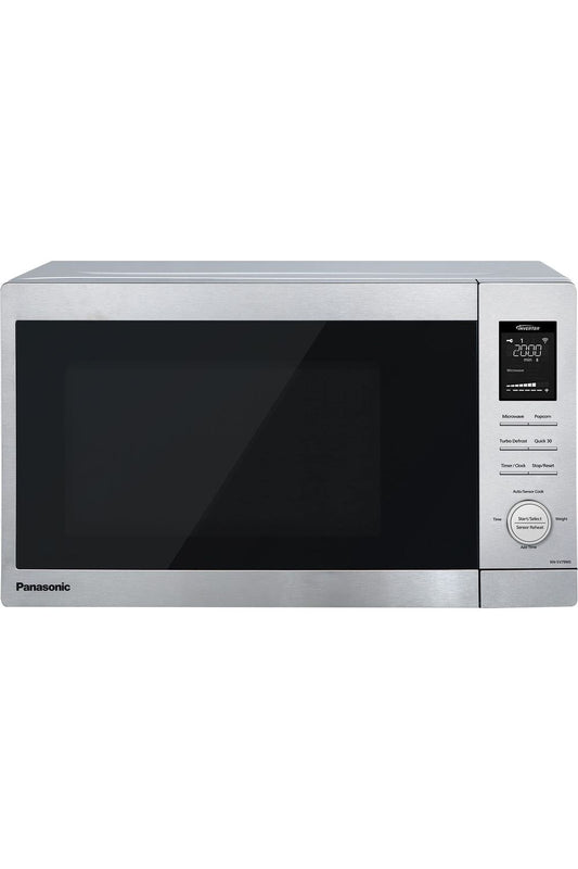 Panasonic NN-SV79MS 1.4 cu.ft Smart Inverter Works with Alexa Countertop Microwave Oven 1200Watt Power with Genius Sensor Cooking, Stainless Steel