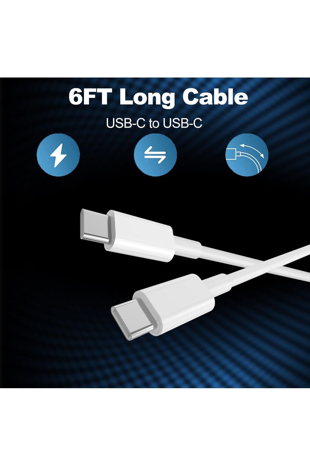 iPhone 16 15 Charger Fast Charging,20W Apple iPad USB C Fast Charger,2Pack 6ft USB C Wall Charger Block