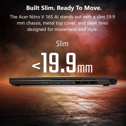 Acer Nitro V 16S AI Gaming Laptop | AMD Ryzen 7 260 Processor | NVIDIA GeForce RTX 5060 Laptop GPU (572 AI Tops) | 16" WUXGA IPS 180Hz Display | 32GB DDR5 | 1TB Gen 4 SSD |