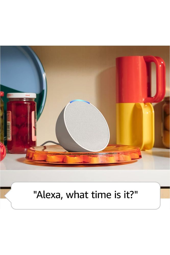 Amazon Echo Pop (newest model), Our smallest Alexa speaker, Fits in any room, Midnight Teal