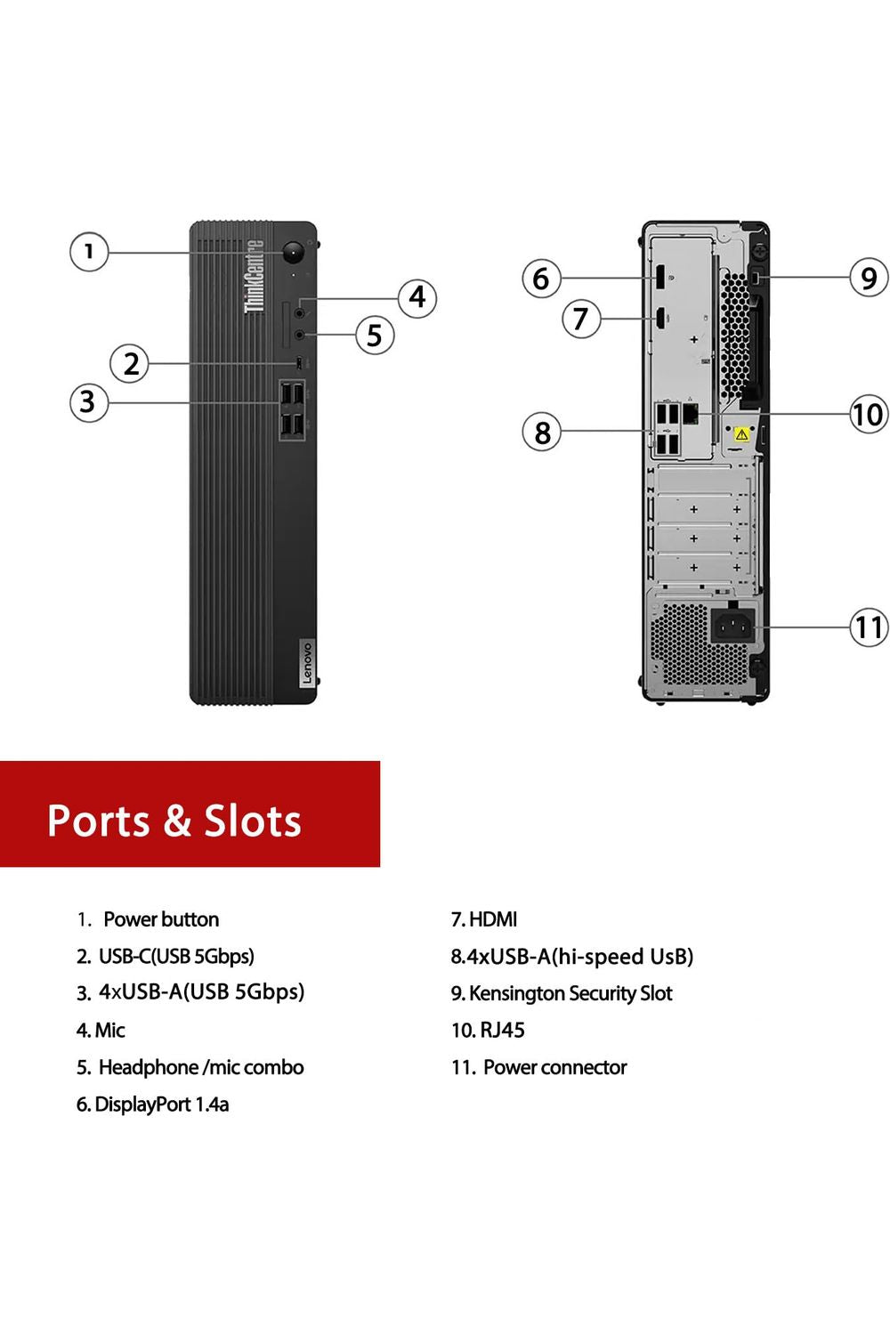 Lenovo ThinkCentre M70s SFF Small Business Desktop | 14th Gen Intel 20-Core i7-14700 | 32GB DDR5 | 1TB SSD | Bundle with ADATA 512GB External SSD