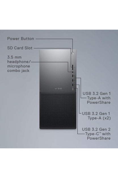 Dell XPS 8960 Desktop Computer Tower - 14th Gen Intel Core i9-14900 24-Core Processor, 64GB DDR5 RAM, 4TB NVMe SSD, NVIDIA GeForce RTX 4060