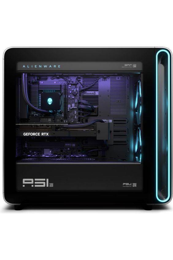 Alienware Area-51 Gaming Desktop 24-Core Ultra 9 285K Processor 64GB DDR5 XMP 4TB SSD GeForce RTX 5090 32GB GDDR7