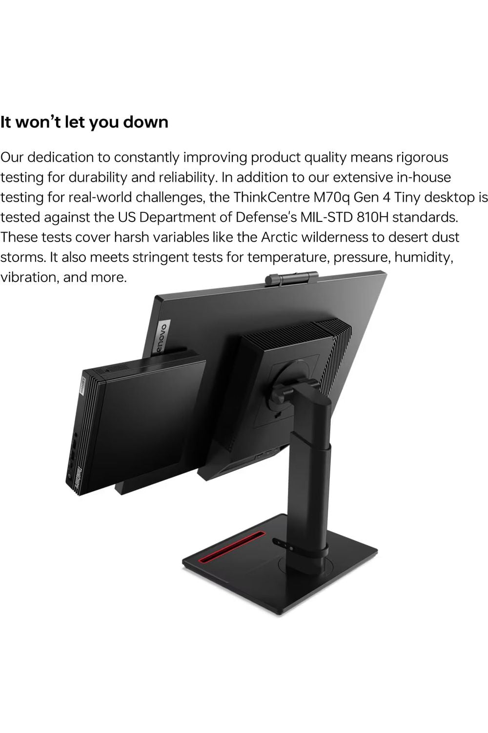 Lenovo ThinkCentre M70q Gen 4 MFF 1L Tiny PC Business Mini Desktop Computer, 32GB DDR5 RAM, 1TB PCIe SSD, 13th Gen Intel 16-Core i7-13700T