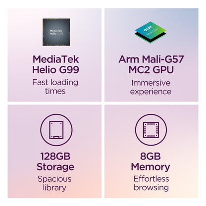 Lenovo Tab Plus - JBL® Speakers - 11.5" 2K Display - 8GB Memory - 128GB Storage - MediaTek™ Helio G99 - Folio Case Included - Luna Grey
