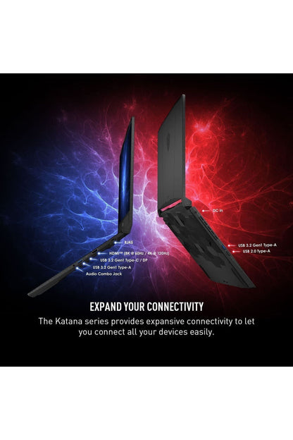 MSI Katana 15 15.6” 165Hz QHD Gaming Laptop: Intel Core i7-13620H, NVIDIA Geforce RTX 4070, 16GB DDR5, 1TB NVMe SSD