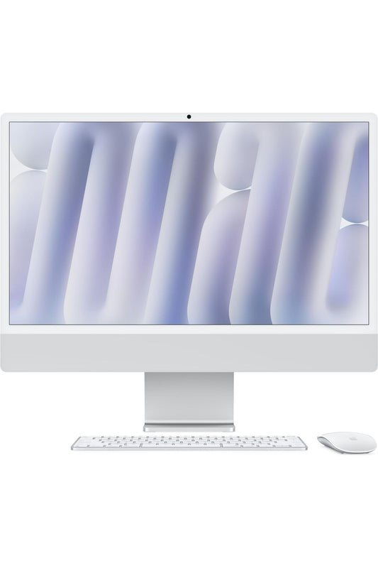 Apple iMac All-in-One Desktop M4 24-inch Retina Display, 16GB RAM, 256GB SSD Storage; Silver