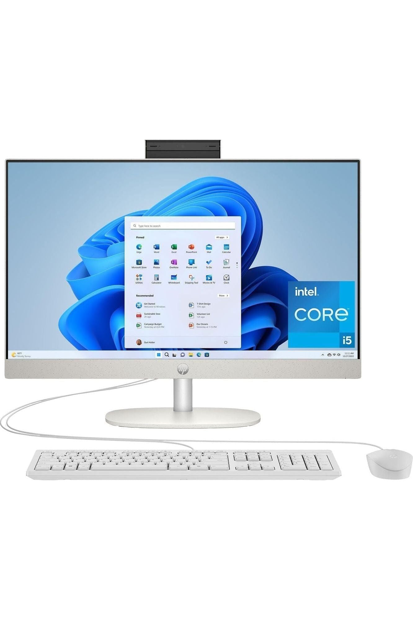 HP 23.8 inch All-in-One Desktop Intel Core i5-1334U, 16 GB RAM, 512 GB SSD