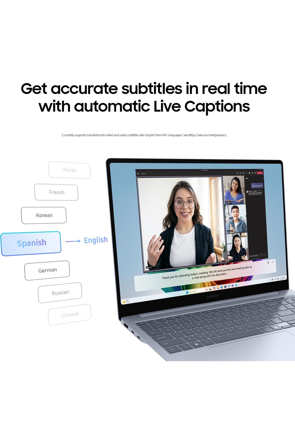 SAMSUNG 15” Galaxy AI Book4 Edge Snapdragon X Plus Processor
