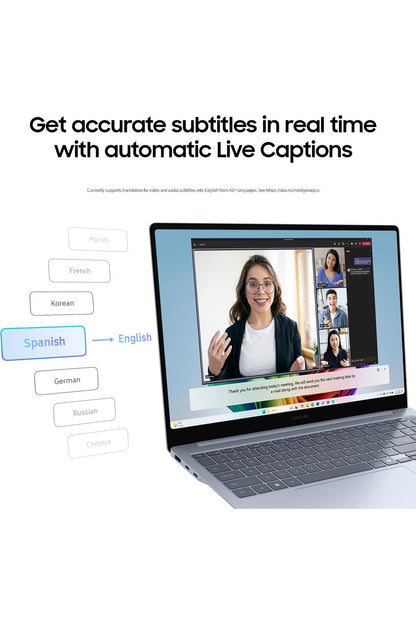 SAMSUNG 15” Galaxy AI Book4 Edge Snapdragon X Plus Processor