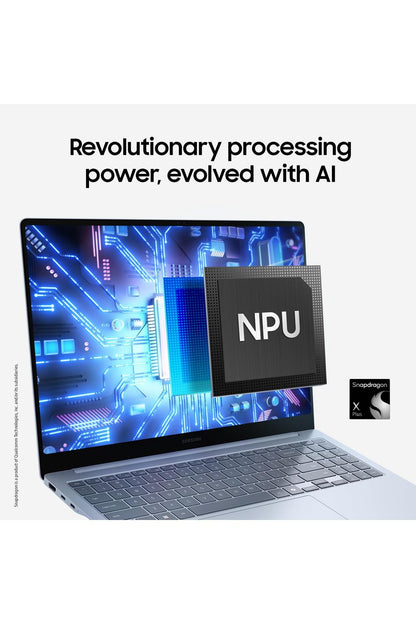 SAMSUNG 15” Galaxy AI Book4 Edge Snapdragon X Plus Processor