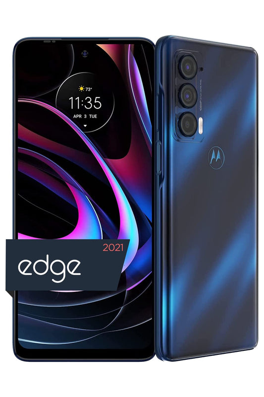 Motorola Edge | 2-Day battery | Unlocked | 8/256GB | 108MP Camera | Nebula Blue