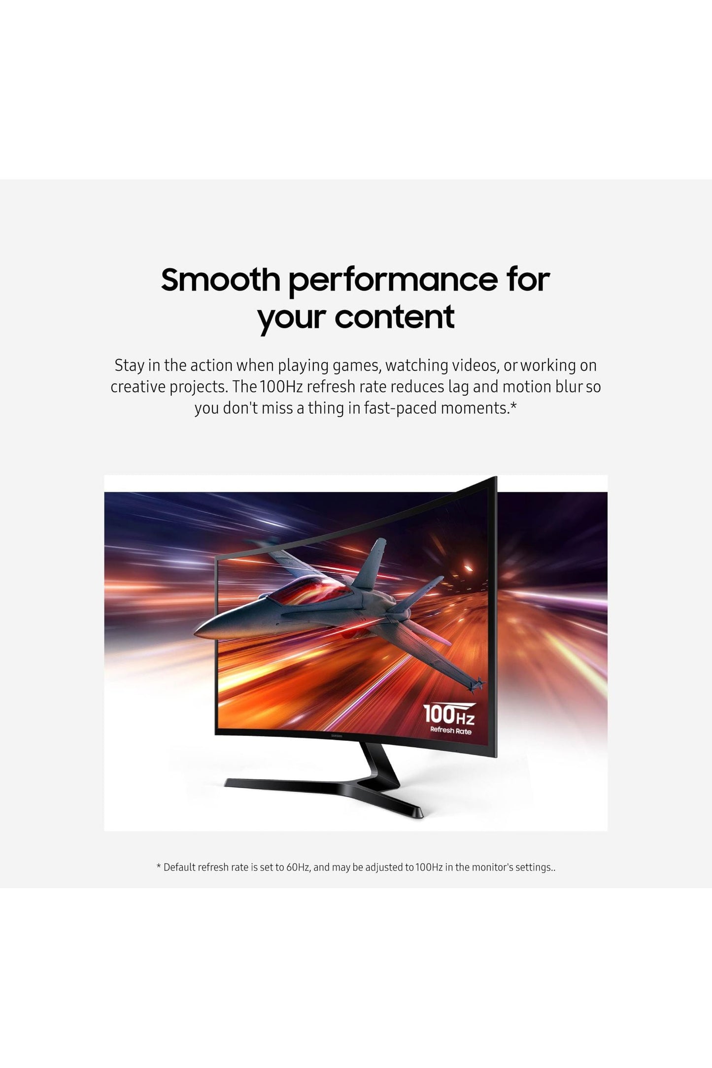 Samsung 27" Essential S3 (S36GD) Series FHD 1800R Curved Computer Monitor