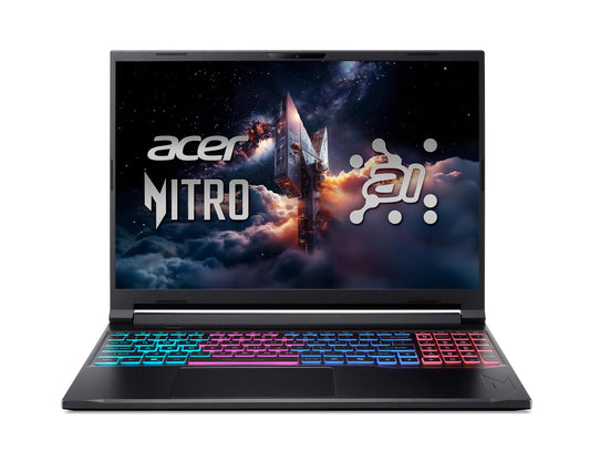 Acer Nitro V 16S AI Gaming Laptop | AMD Ryzen 7 260 Processor | NVIDIA GeForce RTX 5060 Laptop GPU (572 AI Tops) | 16" WUXGA IPS 180Hz Display | 32GB DDR5 | 1TB Gen 4 SSD |