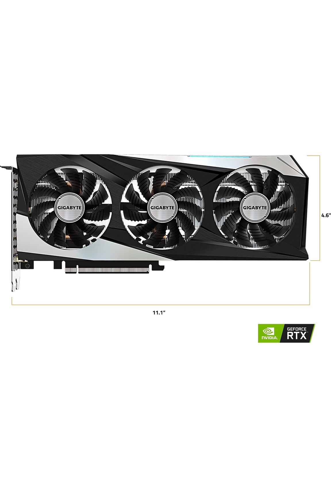 GIGABYTE GeForce RTX 3060 Gaming OC 12G (REV2.0) Graphics Card, 3X WINDFORCE Fans, 12GB 192-bit GDDR6