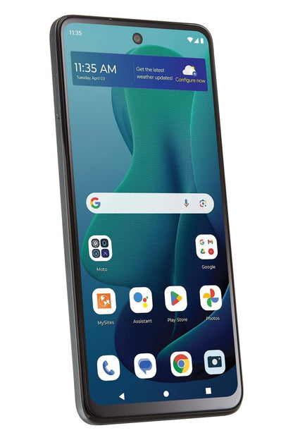 TracFone Motorola Moto g 5G (2024) [Activation Promotion] Locked Prepaid Smartphone, 128GB, Gray - Includes $20 Unlimited Talk, Text, & 4GB Data 30-Day Plan