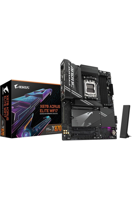 GIGABYTE X870 AORUS Elite WIFI7 AMD AM5 LGA 1718 Motherboard, ATX