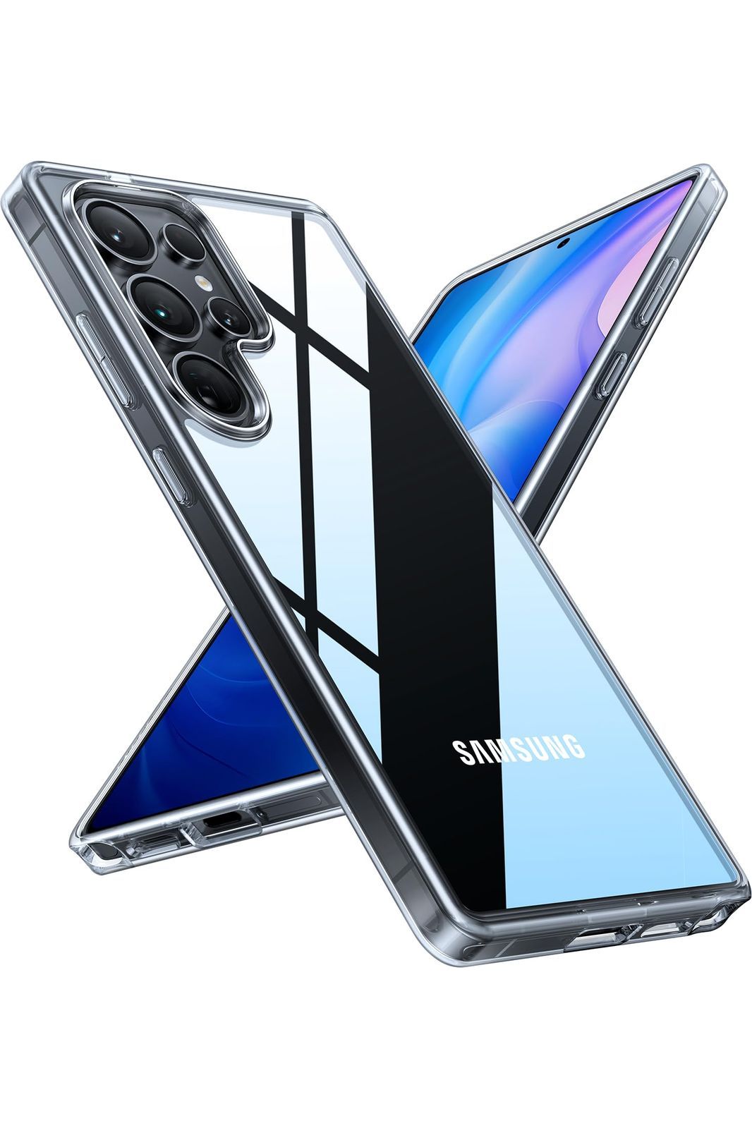 Samsung Galaxy S25 Ultra Case, [Non-Yellowing] [12FT Military-Grade Protection] Transparent Slim, Diamond Clear, Hard, 6.9''