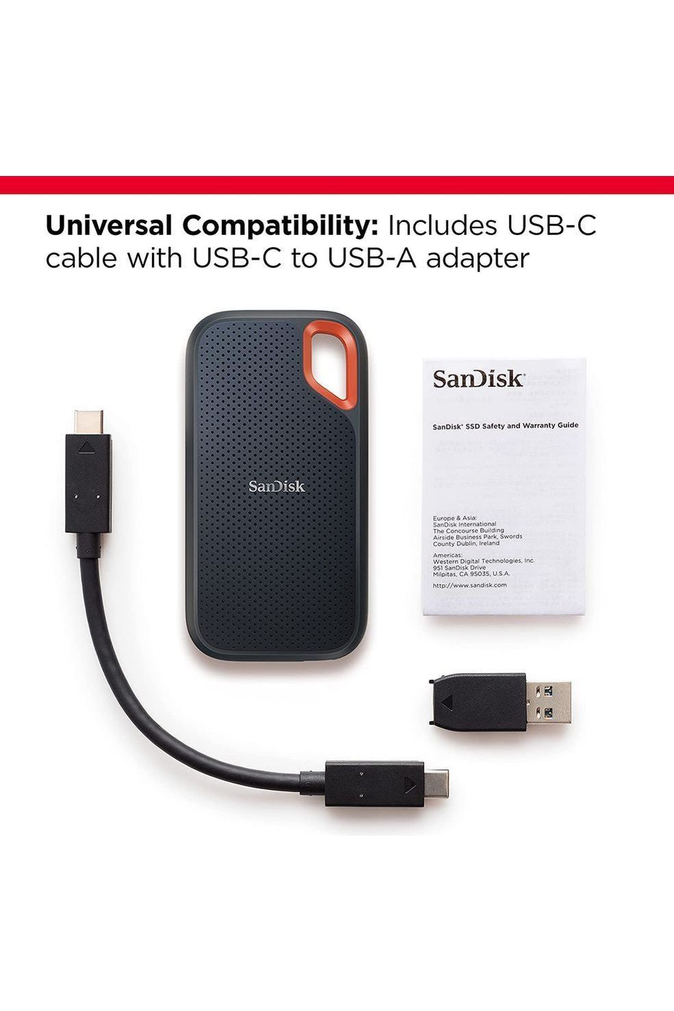 SanDisk 1TB Extreme Portable SSD