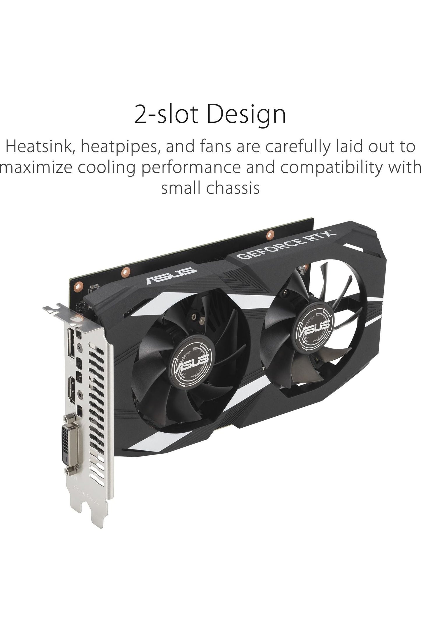 ASUS Dual NVIDIA GeForce RTX 3050 6GB OC Edition Gaming Graphics Card