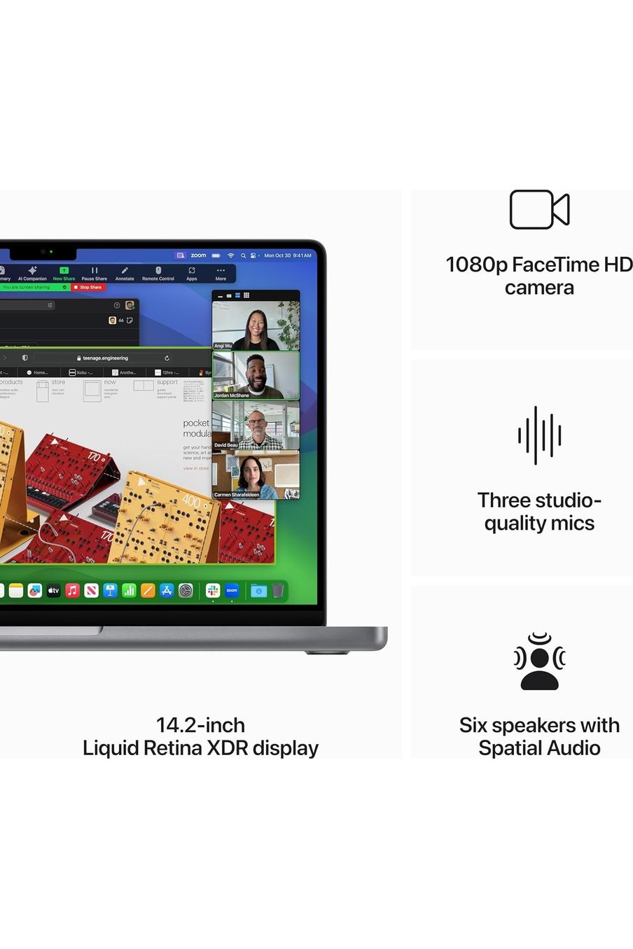 Apple 2023 MacBook Pro with Apple M3 chip 14-inch, 8GB RAM, 512GB SSD Space Gray