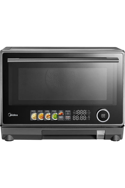 Midea 4-in-1 Multifunctional Microwave Steam Oven, Combo Air Fryer, Steamer & Microwave Oven, 32 Auto Functions, Adjustable Power and Temperature