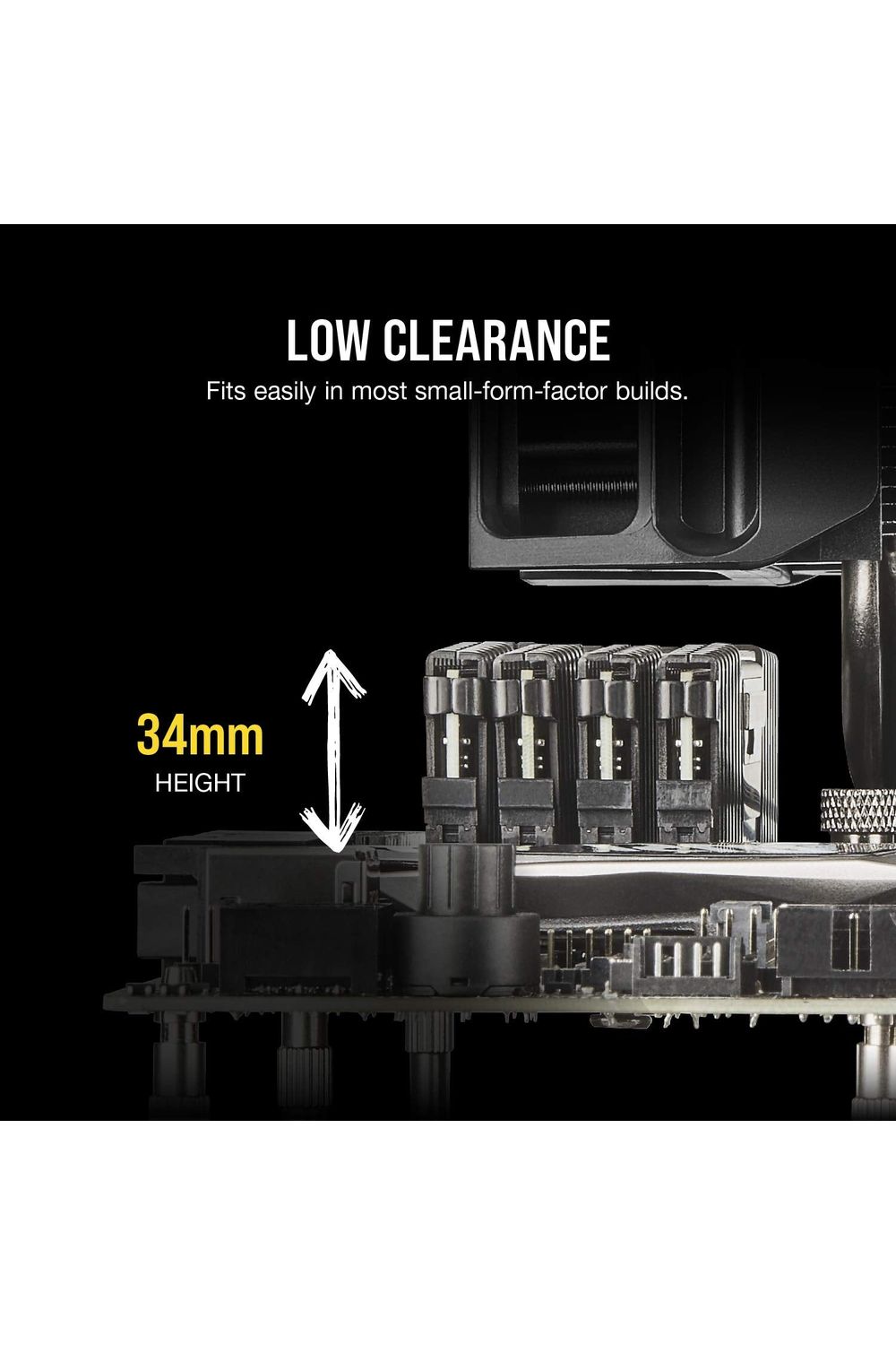CORSAIR VENGEANCE LPX DDR4 RAM 32GB (2x16GB) 3600MHz CL18-22-22-42 1.35V Intel AMD Desktop Computer Memory
