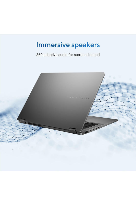 ASUS Vivobook 14 Flip Laptop, 16GB RAM, 512GB SSD, Matte Gray